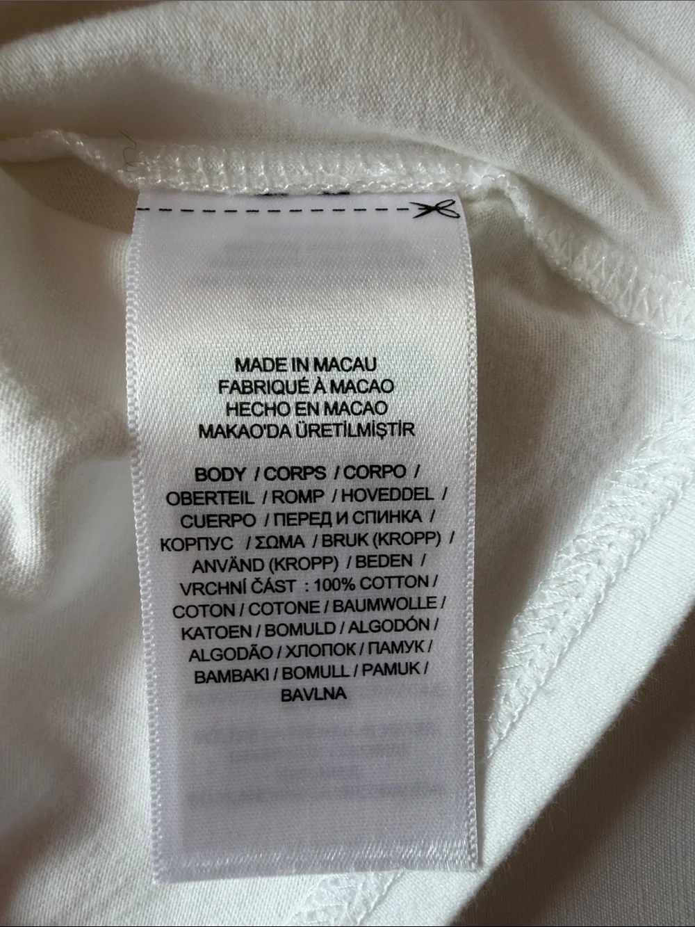 Ralph Lauren White Tee with Polo Bear Graphic